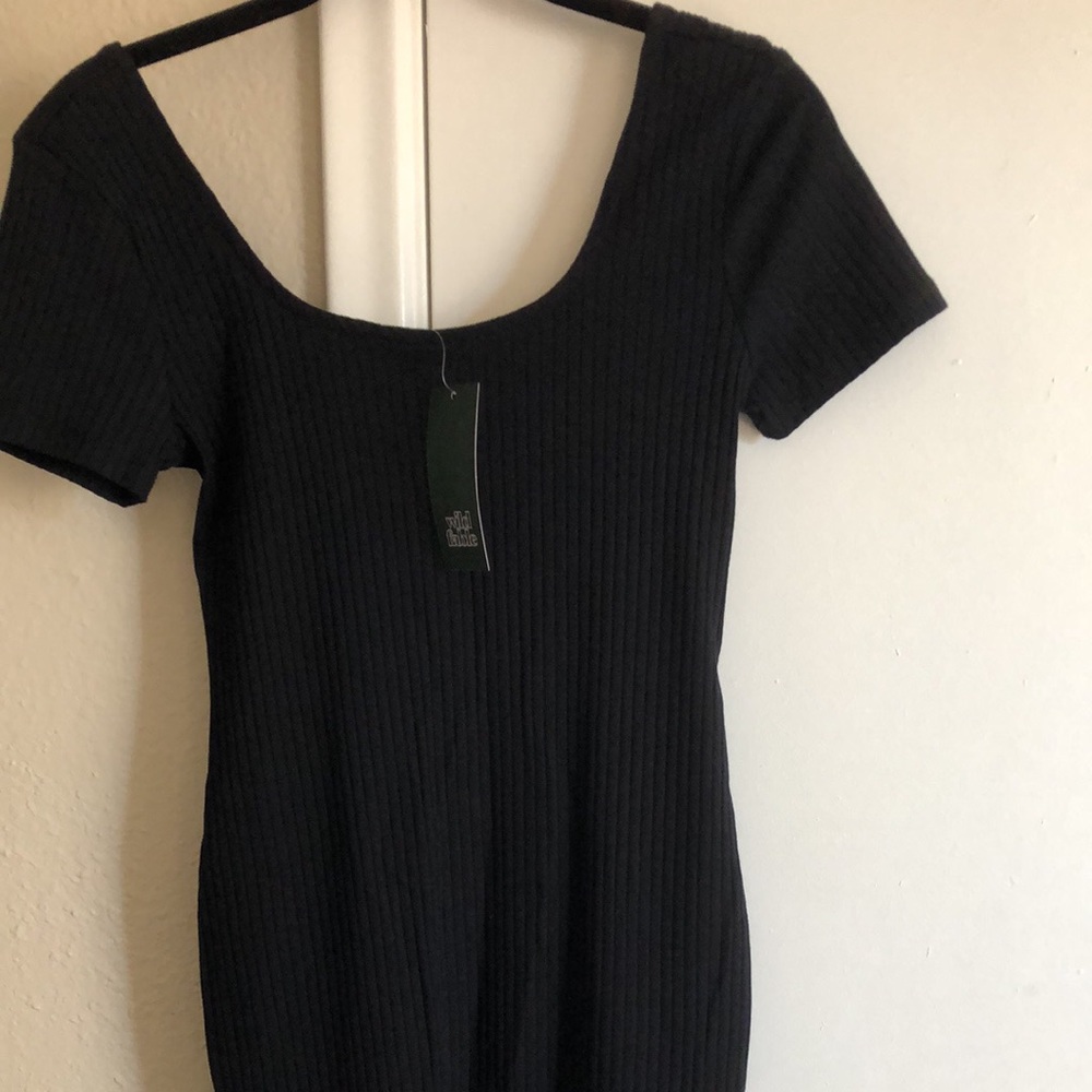 Black body con mini dress